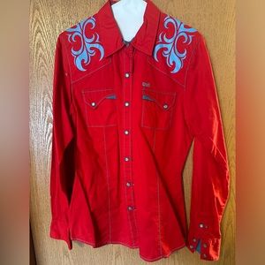 Cruel Girl Western Shirt Size L